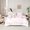 White Pink, variant on Manfei Polka Dots Initial A 7-Piece Twin Bedding Set - Kawaii Strawberry/Christmas