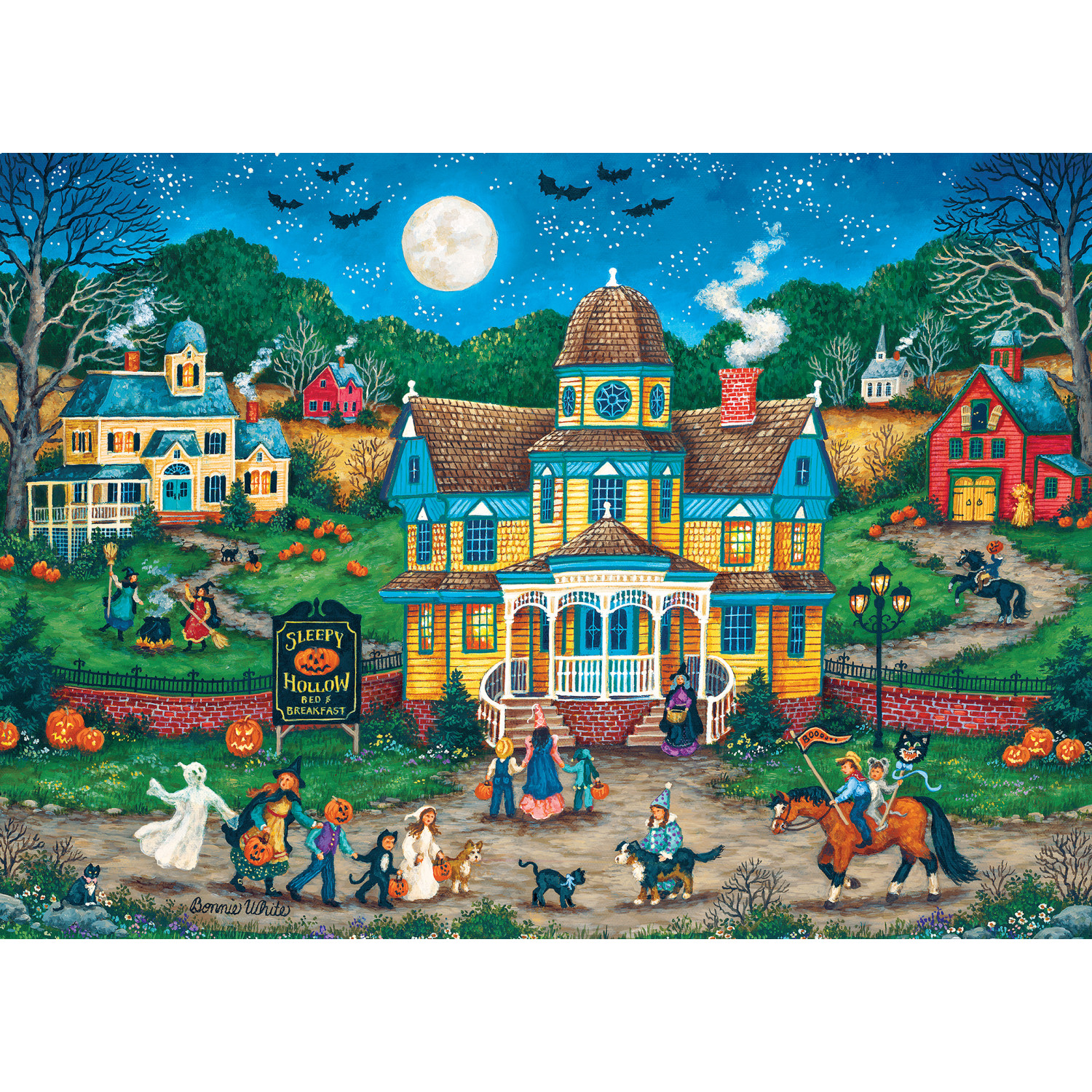 MasterPieces Halloween 1000-Piece Jigsaw Puzzle photo 3