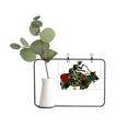 thumbnail image 1 of Cow Ride China Minority Dressing Totem Metal Picture Frame Cerac Vase Decor, 1 of 2