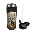 thumbnail image 2 of Sikiie Enchanted Deer In Cave Print 18OZ Insulated Straw Cup, Portable Leak-proof Sports Water Bottle, Stainless Steel Water Cup Suitable for Home and Outdoor, 2 of 8