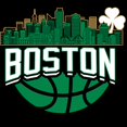 thumbnail image 2 of Game Garment Basketball Team Sports Fan Mens Hoodies Hooded Sweatshirt - Boston Skyline Hoodie Black XS-3XL, 2 of 6