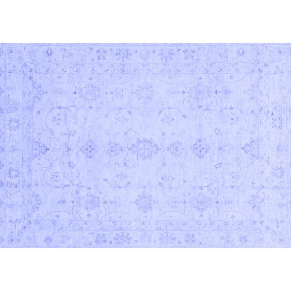Ahgly Company Indoor Rectangle Oriental Blue Traditional Area Rugs, 3' x 5'