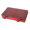 thumbnail image 4 of Caja de aparejos de pesca Estuche portátil para guardar anzuelos y señuelos Caja de señuelos de pesca rojo, 4 of 9