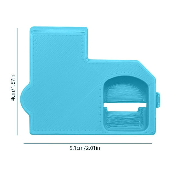 Adaptador de lector de tarjetas MicroSD Estuche Adaptador impreso en 3D para Gamecube NGC (Azul) Ndcxsfigh Para estrenar