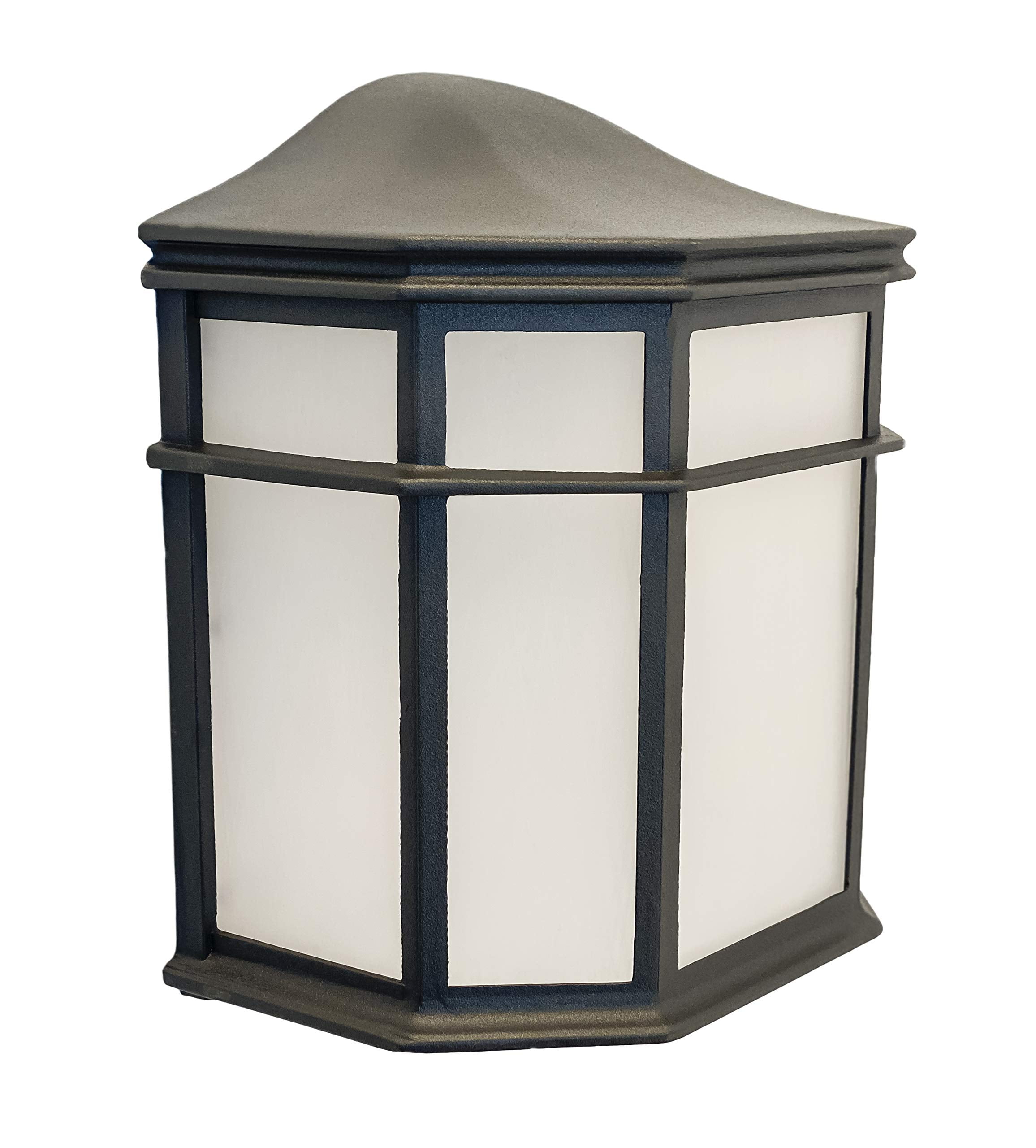 CORAMDEO Outdoor Flush Mount Pocket Lantern, for Entry, Porch, Wet