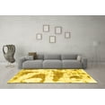 thumbnail image 3 of Ahgly Company Indoor Rectangle Abstract Yellow Modern Area Rugs, 6' x 9', 3 of 4