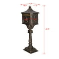 thumbnail image 6 of Yesurprise Vintage Cast Aluminum Mailbox Outside Locking Residential Mailboxes with Keys Outside Weatherproof Rustproof Security Post Mount Mail Box&nbsp;Heavy Duty Postal Box, 6 of 6