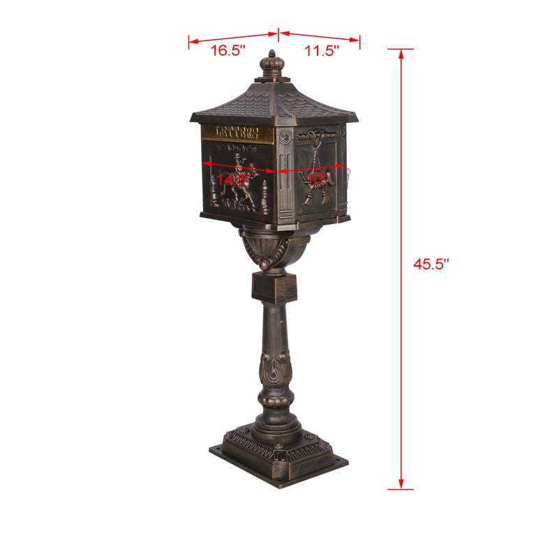 Mailbox, Mail Box, Metal Flowers, Locking Mailbox, Mail Boxes, Mail Box With Post,mailboxes,mailbox With Lock,post Box Outdoor,mail Box Post