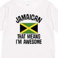 thumbnail image 4 of Inktastic Jamaica Awesome Jamaican Boys or Girls Long Sleeve Toddler T-Shirt, 4 of 5