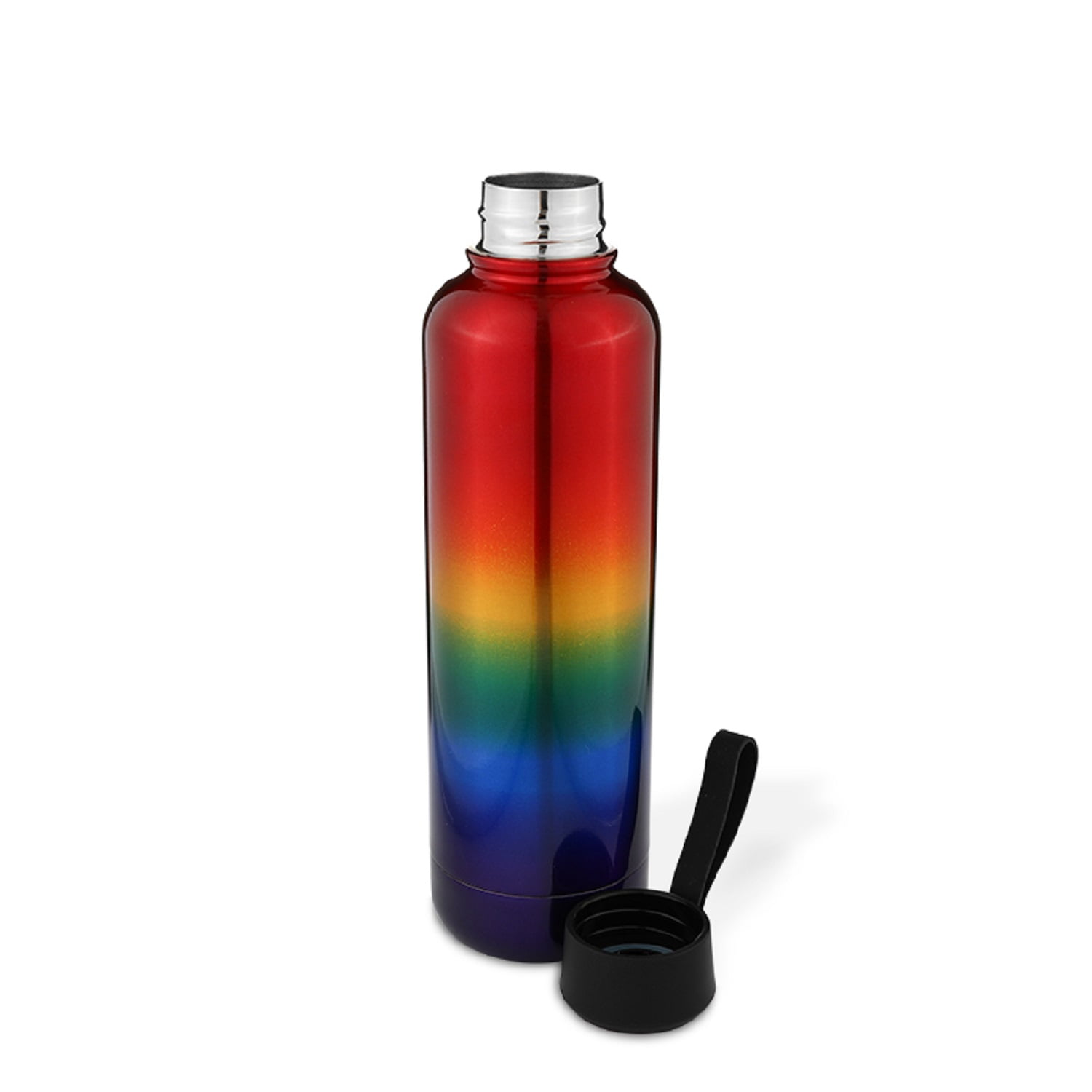 Stephen Joseph - Stainless Steel Water Bottle, Rainbow