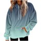 thumbnail image 2 of HongQid Fuzzy Hoodies for Women Pullover Sport Hoodie Cozy Oversized Pockets Hooded Sweatshirt Athletic Fleece Hoodies, 2 of 5