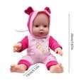 thumbnail image 3 of Uxgjfwu Lifelike Baby Dolls Toys with Realistic Sounds, Soft Baby Emulated Doll with Cloth for Girls, Holiday Birthday Christmas Gifts for Kids, 3 of 6