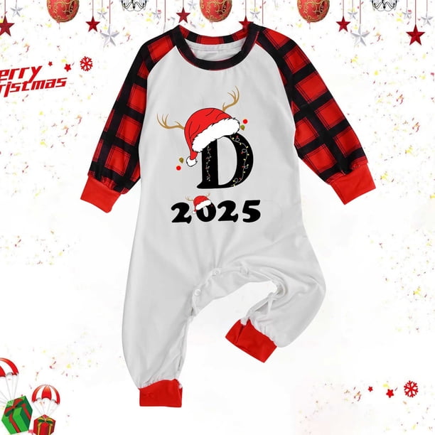 Conjunto navideño para padres e hijos Conjunto familiar Conjunto de pijamas Conjunto de abrigo para mujer