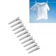 thumbnail image 5 of Selladores De Bolsas Gripstick, Clips De Metal Para Virutas, Clip De Sellado De Pan Con Superficie Lisa, 10 Clips De Sellado De Acero Inoxidable Para Bolsas De Alimentos, Archivo, 5 of 7