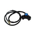 thumbnail image 4 of Interruptor de manillar de motocicleta, resistente al óxido, para faros delanteros de bicicleta eléctrica Azul, 4 of 6
