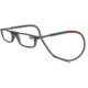 thumbnail image 3 of Gafas de lectura TR90 plegables y portátiles con soporte magnético para colgar en el cuello para hombres y mujeres, color negro y gris, 2,0 x, 3 of 5