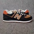 thumbnail image 2 of New Balance 574 Shoes Mens 10.5 Black Faded Denim Running Casual MLS574DB2, 2 of 6