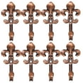 thumbnail image 7 of Uxcell Metal Window Curtain Tieback  Hooks Window Holdback Hooks Clothes Hangers Set of 8 Copper Tone, 7 of 7
