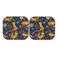 thumbnail image 7 of Fotbe Colorful Fox 2-Piece Car Windshield Sun Shade | Sun Blocker for Car Windshield | Foldable Automotive Interior Accessories for Sun Protection-Large, 7 of 7