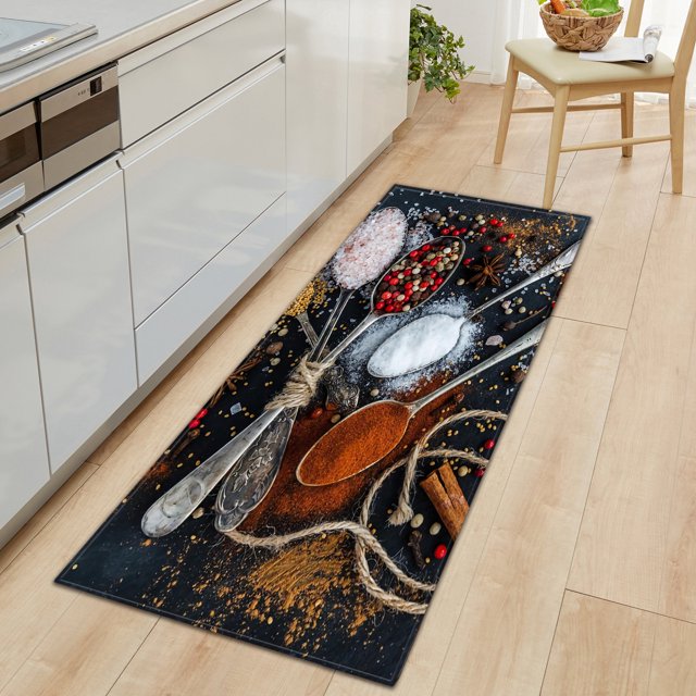 Modern Kitchen Mat Home Decor Entrance Doormat Hallway Bedroom Living Room Decoration Floor Carpet Balcony Bathroom Long Rug Kitchen Rugs