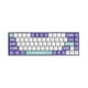 thumbnail image 4 of AK680 Gaming Mechanical Keyboard ABS Keycap 68 Keys Wired Keyboard Hot Swap for Pc Laptop Purple White B, 4 of 5