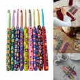 thumbnail image 2 of 2mm-6mm Ergonomic Crochet Needle for Sweater Scarf Hat, 2 of 16
