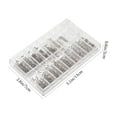 MANLINGDA Eyeglass Screws Repair Kit Nose Pads Sunglasses Tools Set