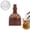 Coffee, variant on Silicone Ice Ball Mold, Multi-Purpose, 5.8x5.8x10.7cm, Wine Bottle Ice, Beverage Chill Sculpture Tray, Compact, for Whiskey, Coffee, Juice, Parties, Home Bar(A)