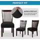 thumbnail image 4 of Dining Chair Seat Cover Stretch Spandex Chair Seat Covers Chair Seat Cushion Slipcovers for Dining Room Kitchen Chairs Removable Washable Chair Seat C, 4 of 5