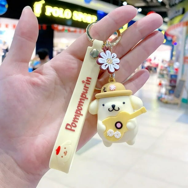 LLavero de Hello Kitty con personajes de dibujos animados, mochila de PVC para teléfono celular, modelo de decoración del hogar, colgantes, pulsera, juguetes para niños, regalo, 2023 Fivean unisex