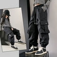 thumbnail image 5 of Girls Cargo Pants Stretch Elastic Waist Cargo Joggers with Pocket Loose Fit Sports Outdoor Loose Pants Y2k Clothes Summer Clothes for Teen Girls 5-6 Years Girls Fashion, 5 of 9