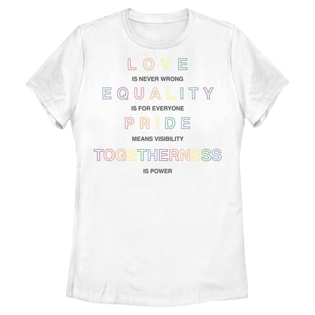 Juniors Lost Gods Love Is Never Wrong T Shirt
