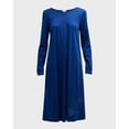 thumbnail image 4 of Hanro SPACE BLUE Paola Floral Applique Scoop-Neck Nightgown, US Medium, 4 of 4
