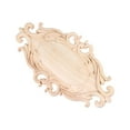 thumbnail image 6 of OULII Wood Carved Onlay Applique European Style Decor for Walls 1Set 10.2X5.9X0.8In, 6 of 7