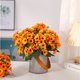 thumbnail image 3 of Flores artificiales de gerbera | Ramo de margaritas pequeño de seda realista - Vibrantes tallos florales decorativos de mano | Ideal para centro de mesa para el hogar, boda, fiesta, decoración de, 3 of 3