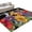 Black, variant on Area Rugs 5'x7', Spring Flowers Carpet Runner Indoor Outdoor Rugs Home Decor Aesthetic, Watercolor Country Colorful Floral Black Non Slip Mats Washable Accent Rug for Living Room Bedroom