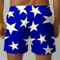 thumbnail image 5 of guisaled Mens Swim Suit Trunks American Flag Swimming Trunks for Men Quick Dry Elastic Waisted Swim Shorts Lightweight Vacation Holiday Board Shorts, 5 of 6