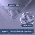 thumbnail image 7 of CGK Linens Premium Down Alternative Comforter - California King Size All-Season Fluffy & Cozy Duvet Insert, Lavender, 7 of 7