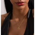 thumbnail image 2 of CUKIXA Dainty Gold Necklace for Women 14K Gold Plated Necklaces for Her Delicate Love Heart Necklace Heart Pendant Necklace Cute Necklaces Festival Jewelry Gift for Women, 2 of 16