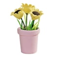 thumbnail image 2 of shenmeida 3pcs Exquisite Scene Model Simple Small Sunflower Mini Potted Micro Landscape Ornament for Children, 2 of 7