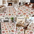 thumbnail image 6 of Boho Geometric 5'x7' Area Rug, Modern Abstract Art Ethnic Rhombus Washable Non-Slip Soft Rugs, Low-Pile Large Carpet for Living Room Bedroom Dining Room, Non-Shedding Accent Rug, 6 of 9