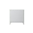 thumbnail image 4 of Elegant Kitchen and Bath 30 Inch Wide Bathroom Storage Freestanding Cabinet In White, 4 of 10