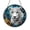 Acrylic 3.5 Inch, variant on Big Cat Themed Stained Glass Style Suncatcher for Window Decor, Fantasy Wildlife Art, Decorative Hanging