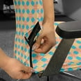 thumbnail image 2 of Ambesonne Abstract Office Chair Cover Stretchable High Back, Round and Colorful Shapes, Mustard and Mustard, 2 of 6