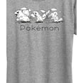 thumbnail image 3 of Pokémon - Sketched Starters-  Women's Short Sleeve Graphic T-Shirt, 3 of 5