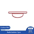 thumbnail image 2 of Real Bright Soft Car Interior Carbon Fiber Sticker DecorationRed Carbon Fiber Interior Radio Control Cover Sticker For Mini Cooper 07-10Auto Car Protection Interior Accessories, 2 of 9