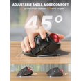 thumbnail image 2 of Ratón Trackball Inalámbrico SABLUTE Ergonómico Bluetooth Rojo, 2 of 8