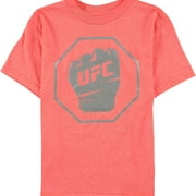 UFC Girls Fist Inside Logo Graphic T-Shirt, Pink, Little Kids (4-7), 7