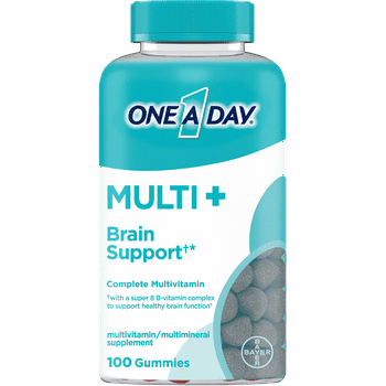 One A Day MULTI+ Brain Support Gummy Multi, 100 Count