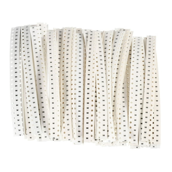 Unique Bargains 0603 Surface Mount Device Resistor Kit 0R-10M Ohm 60 Values 1% Tolerance 1/10W 1 Set/1500 Pcs